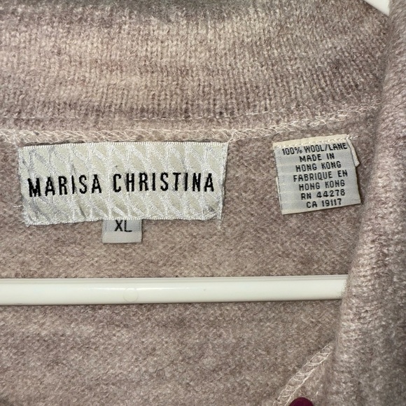 Marisa Christina Nature Print Jacket - Beige and Brown 100% wool - Picture 9 of 11